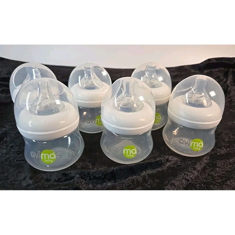 Avima baby bottle 4 fl oz pack of 6 new no‎ box
